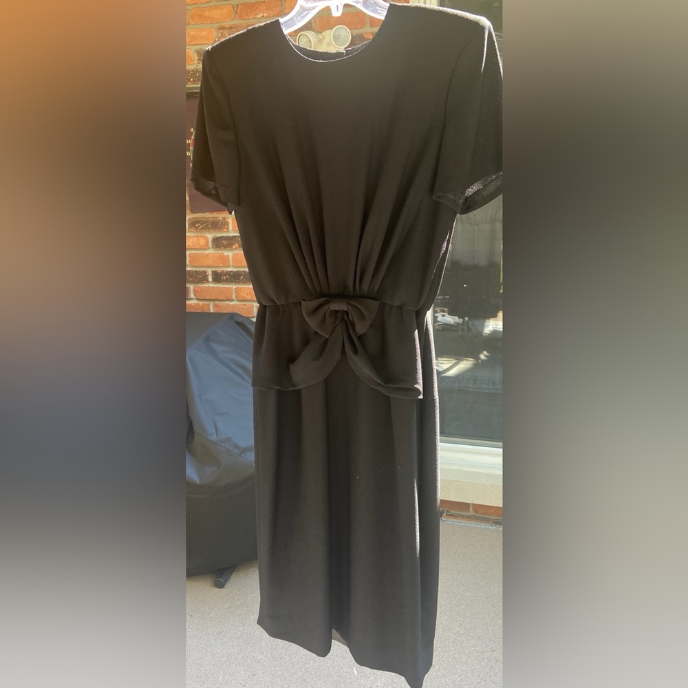 Cocktail Depeche Mode vintage dress with bow - Picture 2 of 7